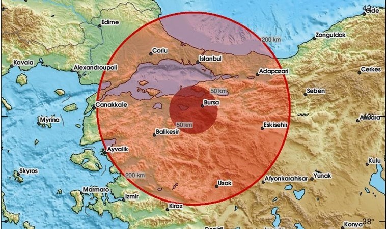 Bursa'da deprem!